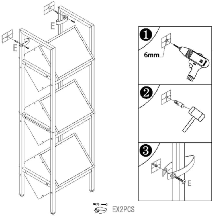 Industrial Wine Rack, 3 Tier Freestanding Wine Storage Stand