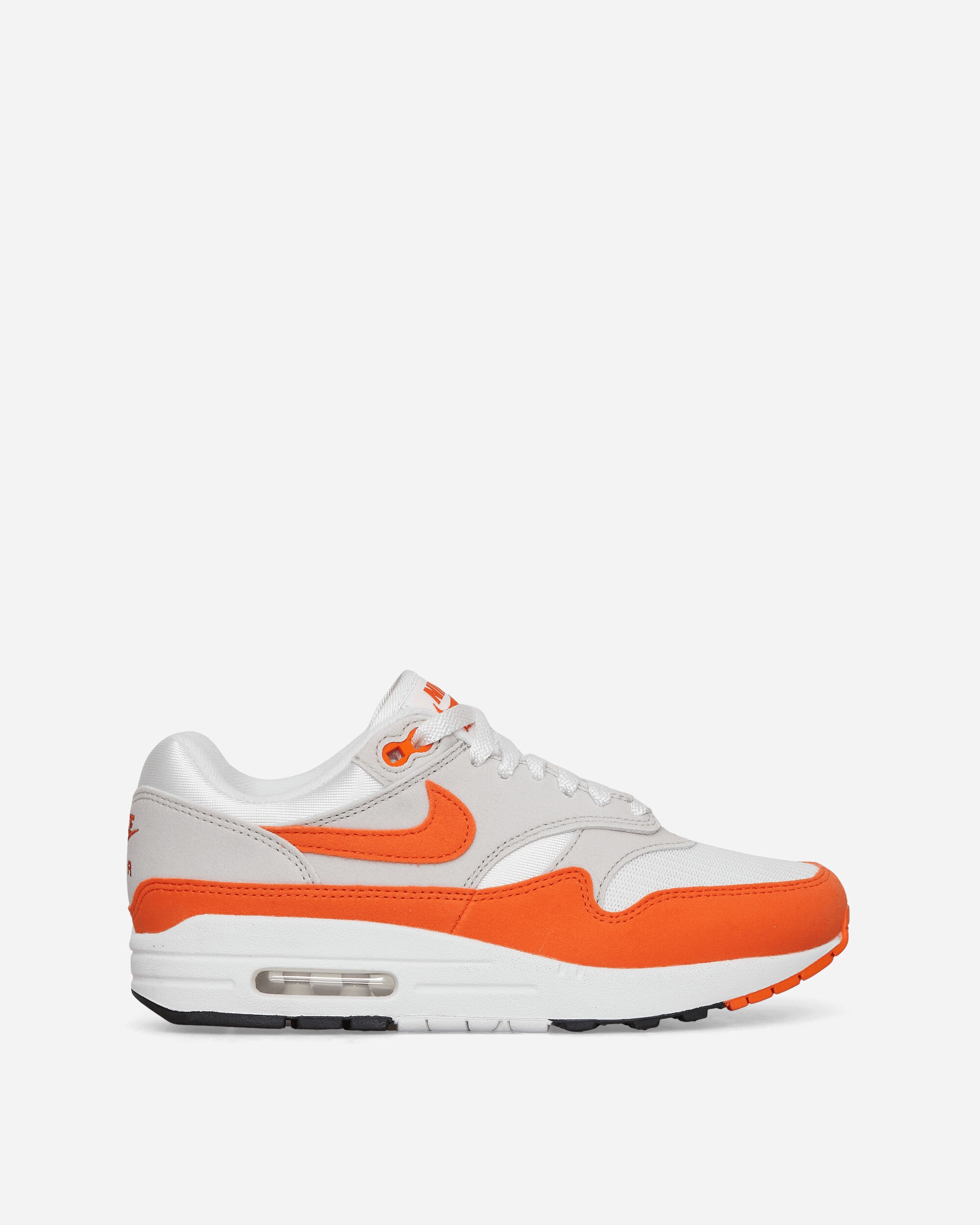 WMNS Air Max 1 Sneakers Neutral Grey / Safety Orange