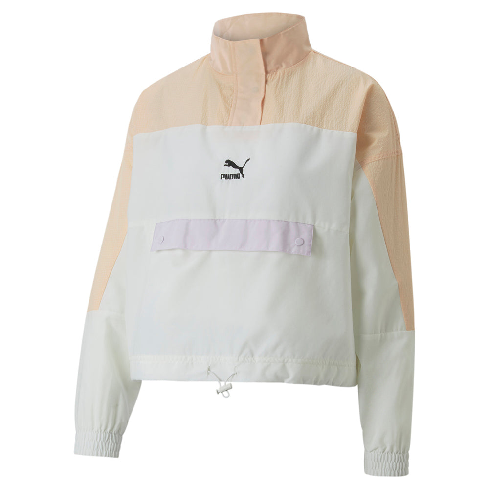 Swxp Relaxed Half Zip Woven Jacket