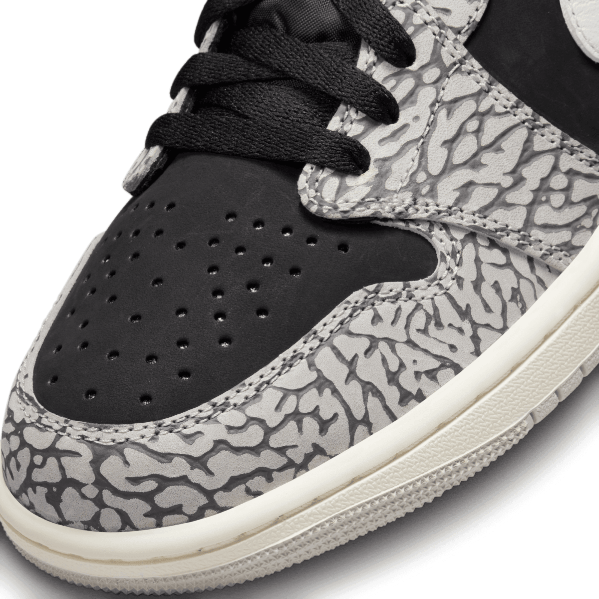 Air Jordan 1 Retro Low OG 'Black Elephant'