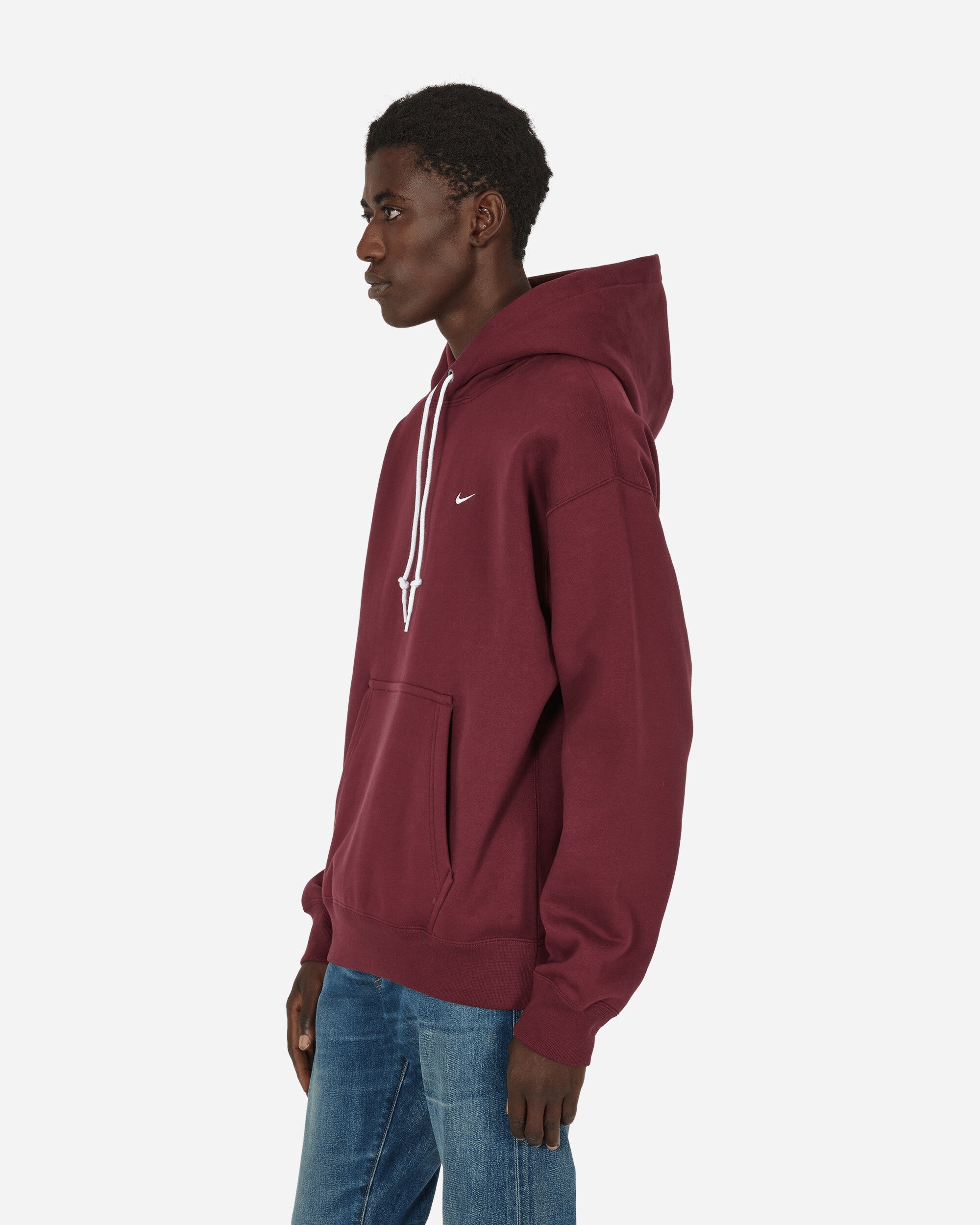 Solo Swoosh Hooded Sweatshirt Night Maroon