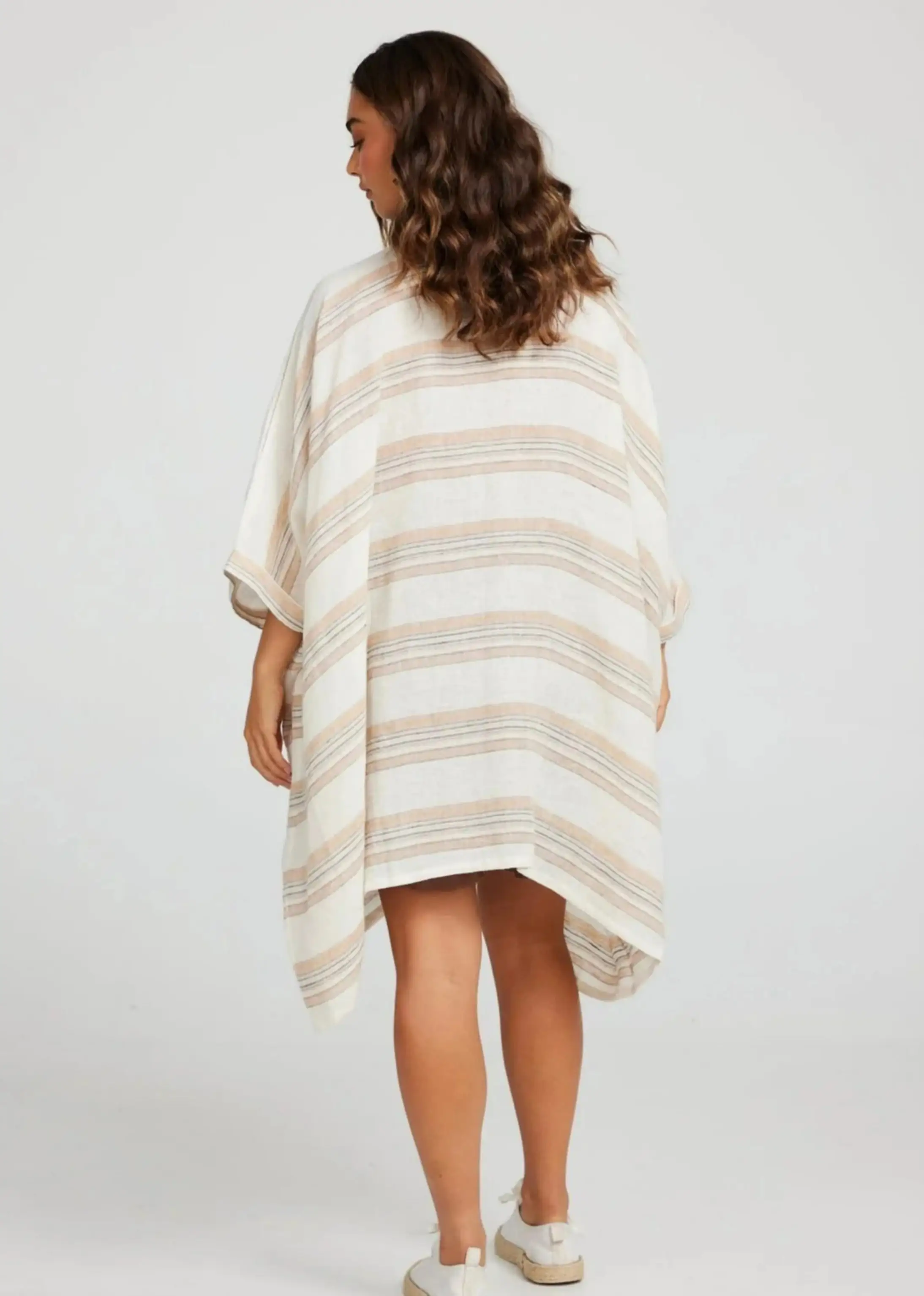 Cliffside Shirt Dress - Mojave Stripe