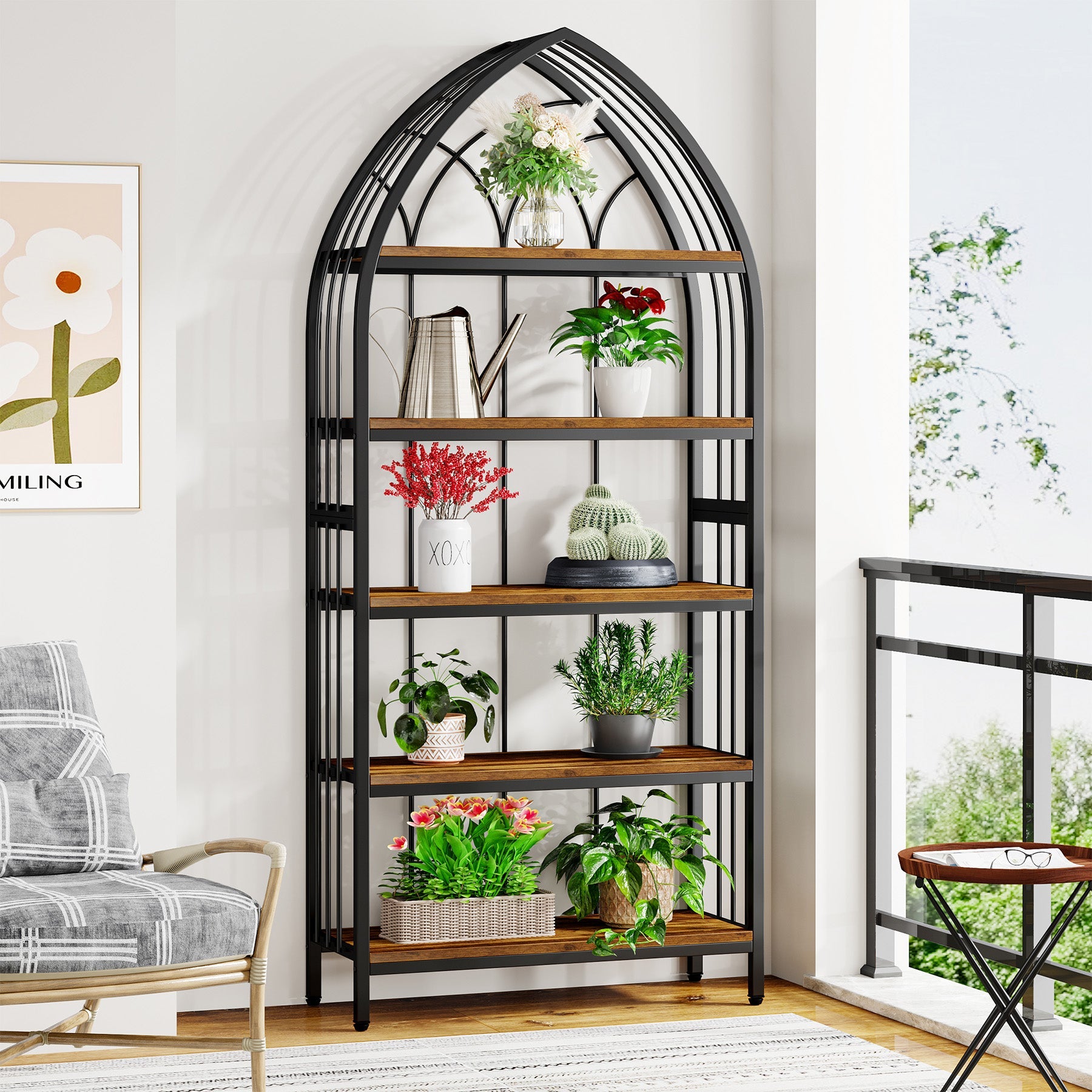 5-Tier Plant Stand, 74.8