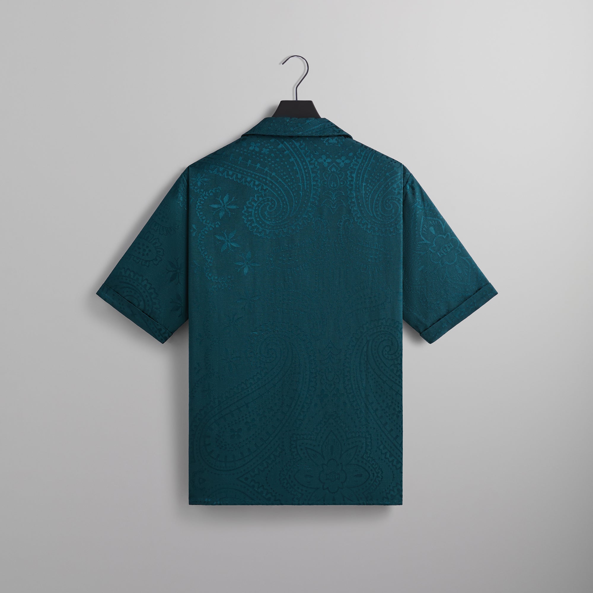 Kith Jacquard Faille Short Sleeve Reade Shirt - Chronicle