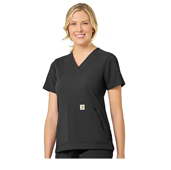 Carhartt Women's Rugged Flex® 4-Pocket V-Neck Scrub Top