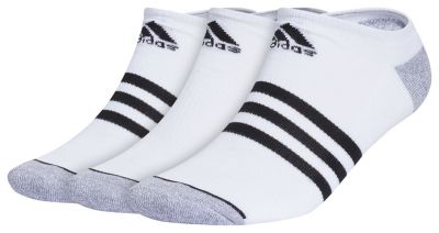 adidas Men's Cushioned 3-Stripe 3.0 3-Pack No Show Socks