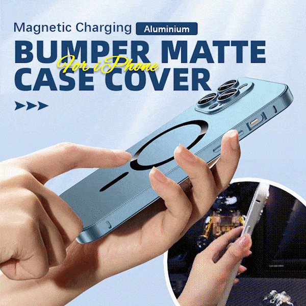 Magnetic Buckle Aluminium Frame Case Cover For iPhone🔥🔥