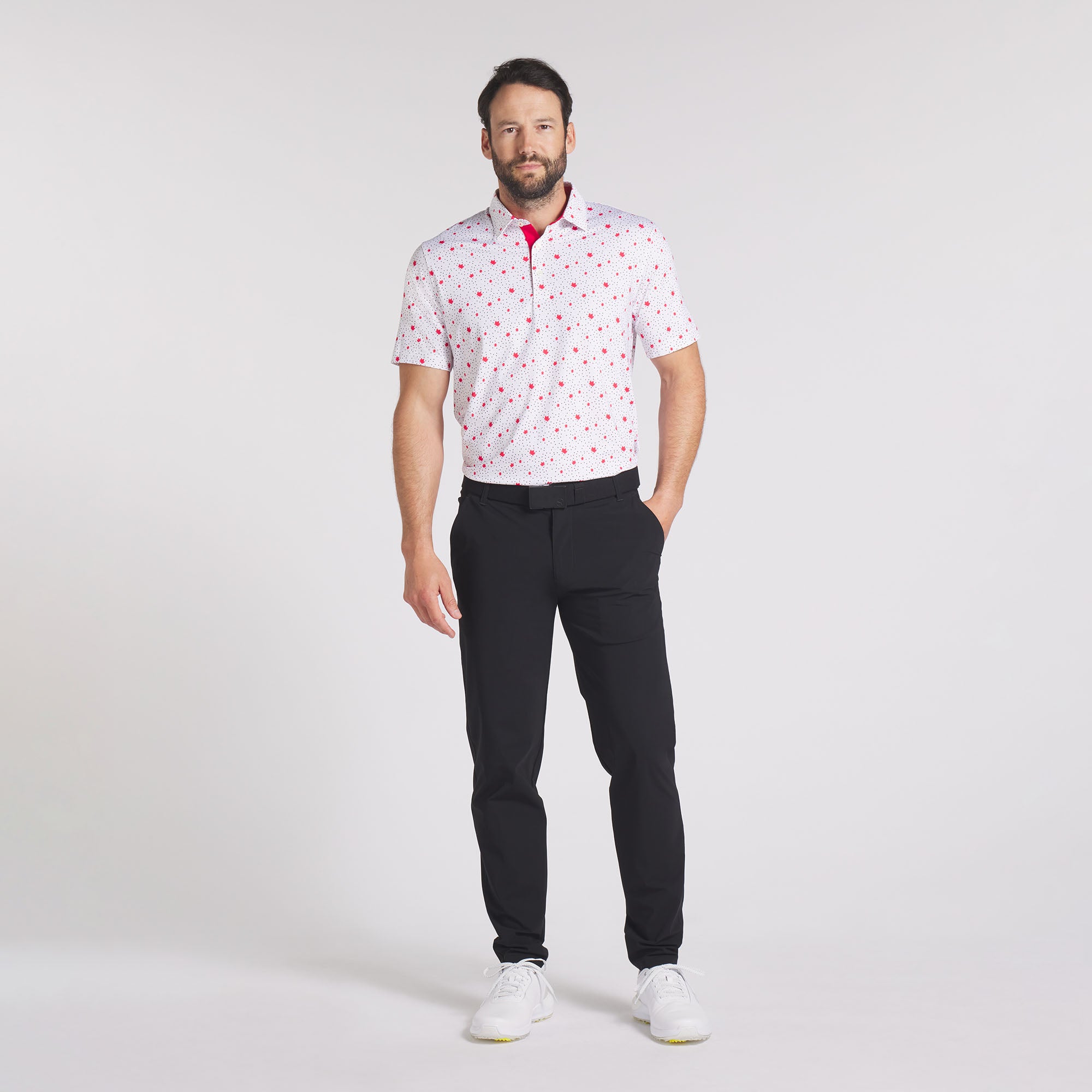 Canada Maple Dot Golf Polo