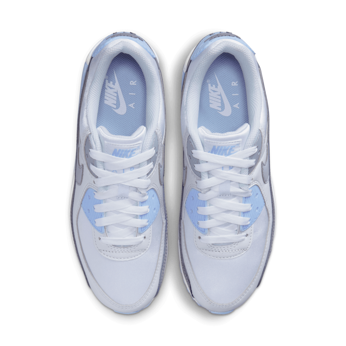 Wmns Air Max 90 'Grey Light Blue'