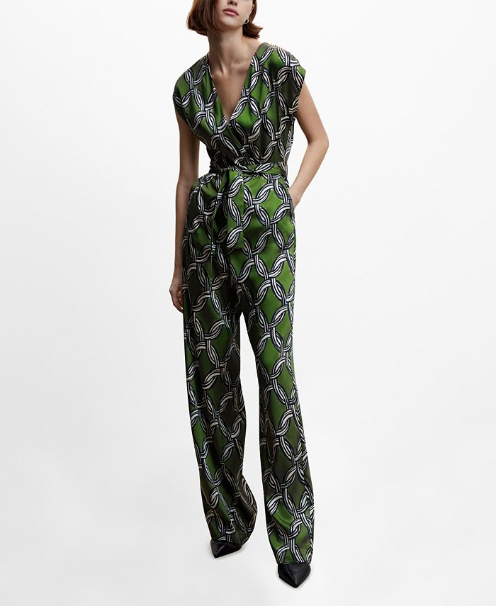 Women's Geometric Print Jumpsuit