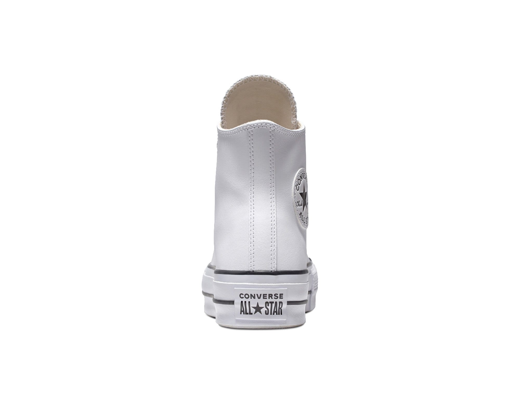 Converse Chuck T. Plataforma Cuero Womens Blanco