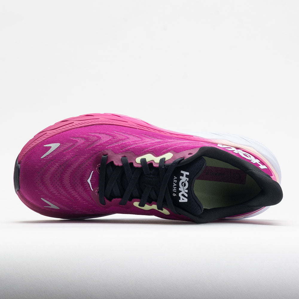 HOKA Arahi 6 Women's Festival Fuchsia/Ibis Rose