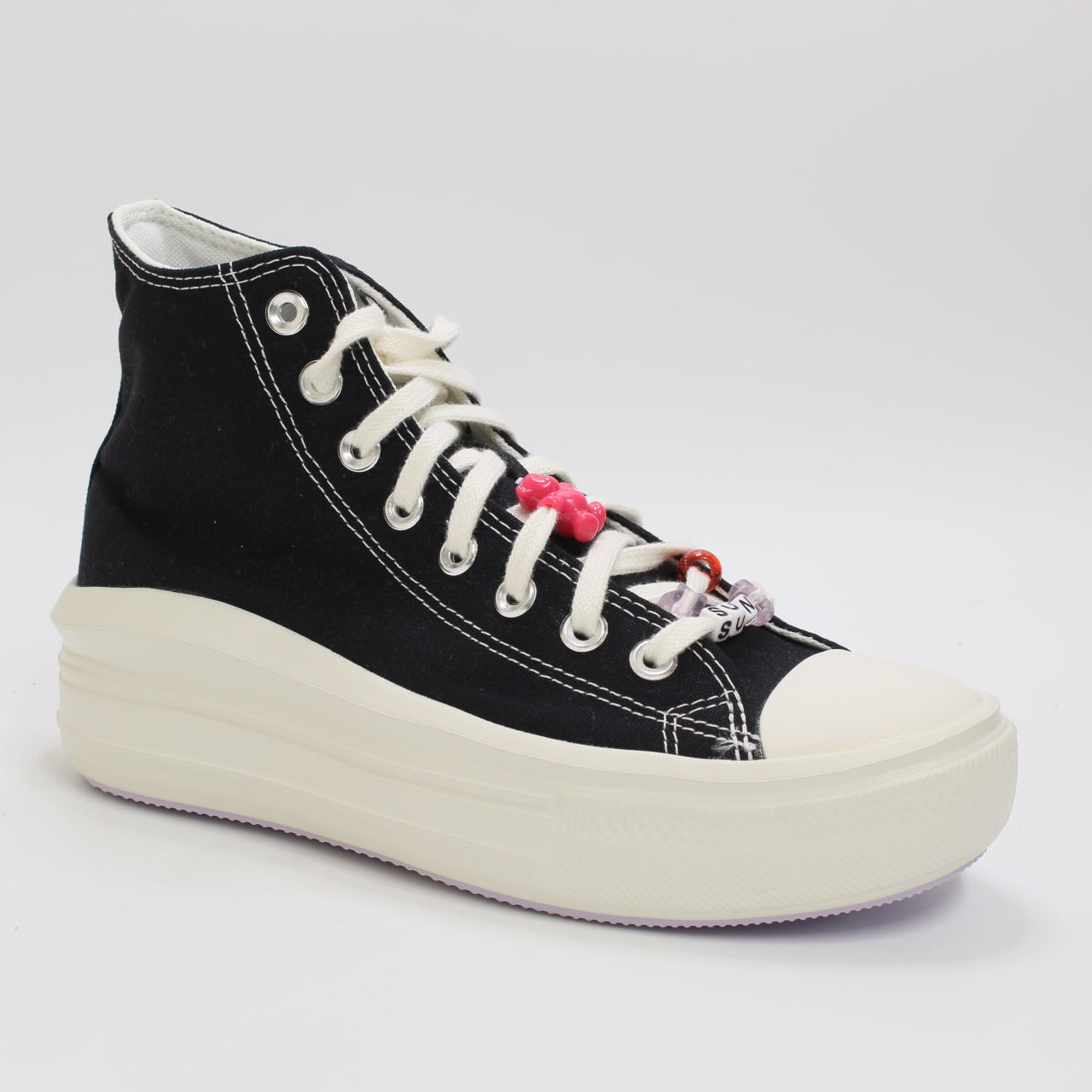 Womens Converse All Star Move Bff Black Egret Vapor Violet