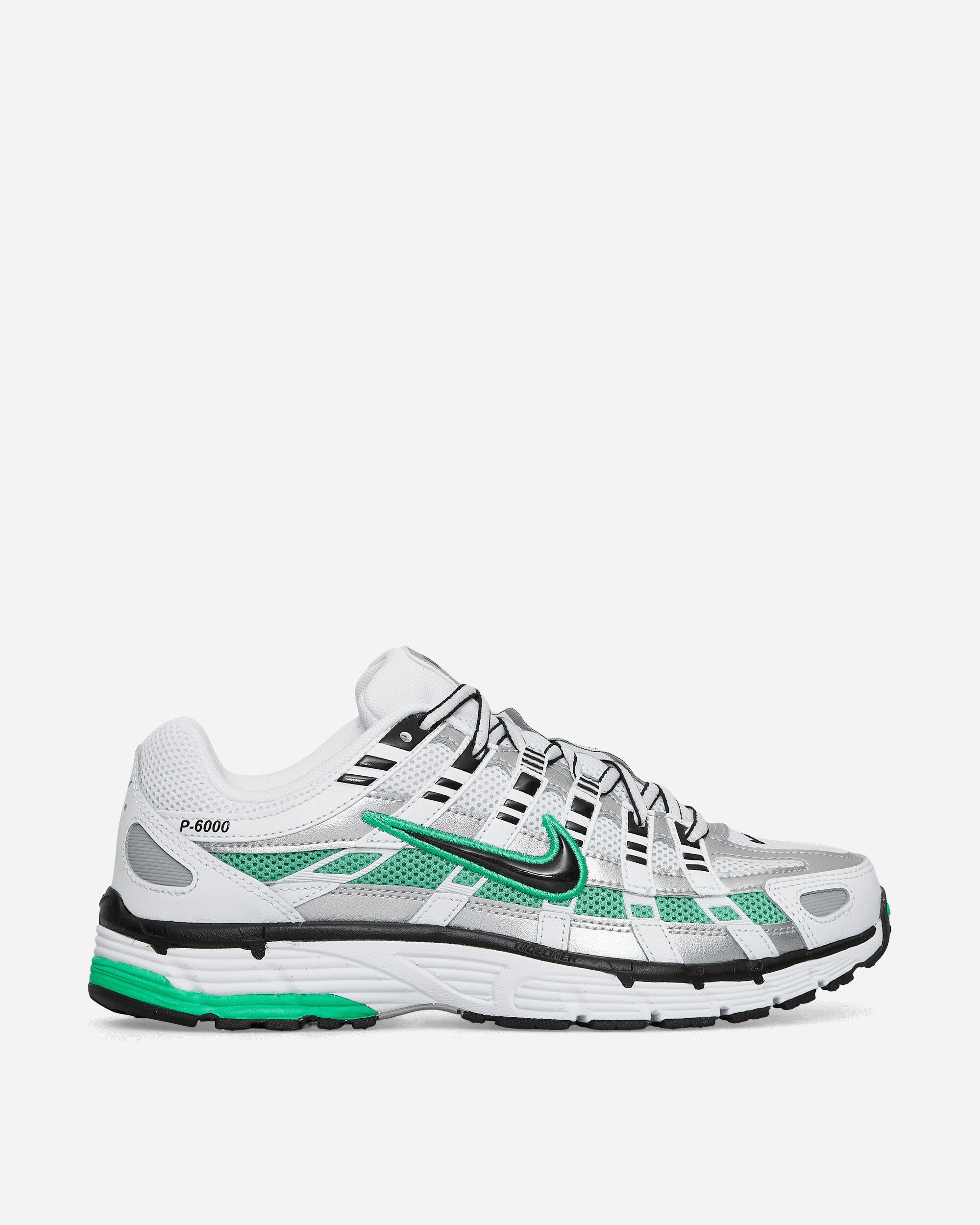 P-6000 Premium Sneakers White / Spring Green