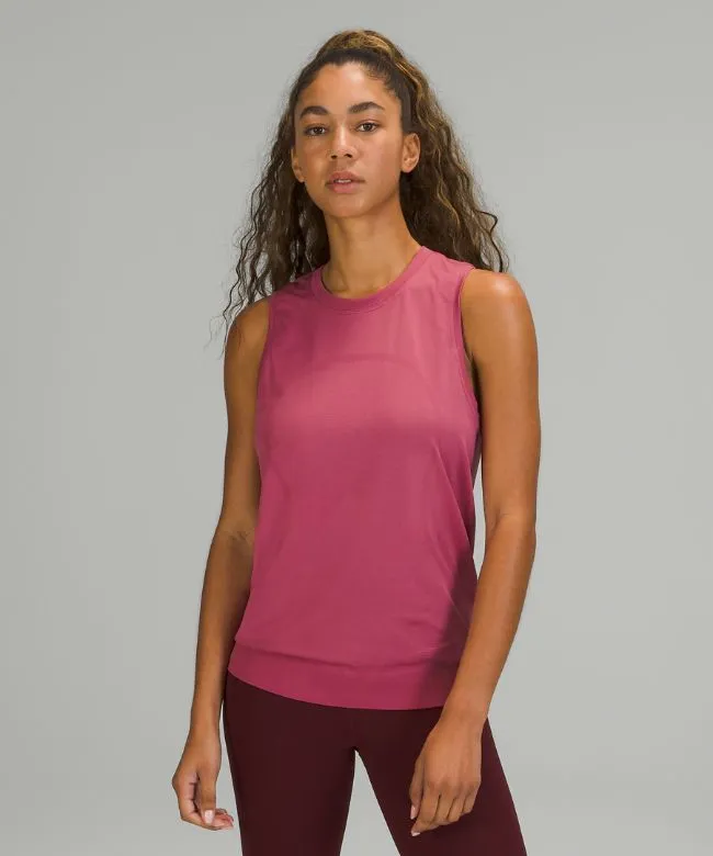 Swiftly Breathe Relaxed-Fit Muscle Tank Top