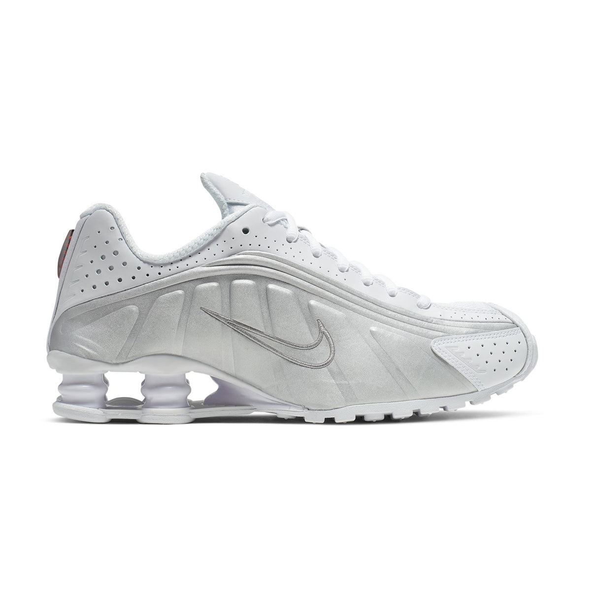 Wmns Shox R4 'White Metallic'