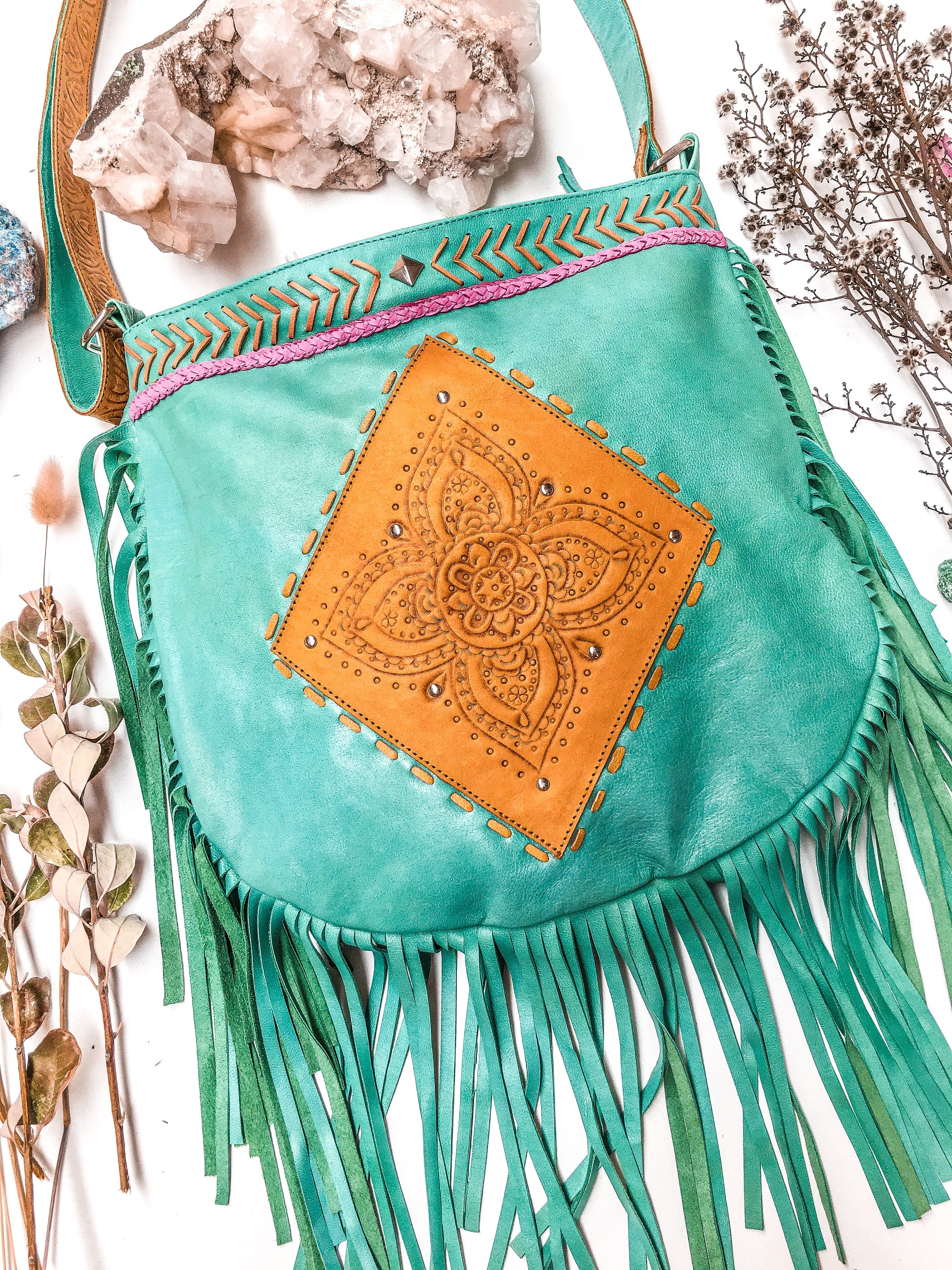 Capsize Leather Bag  Fringed