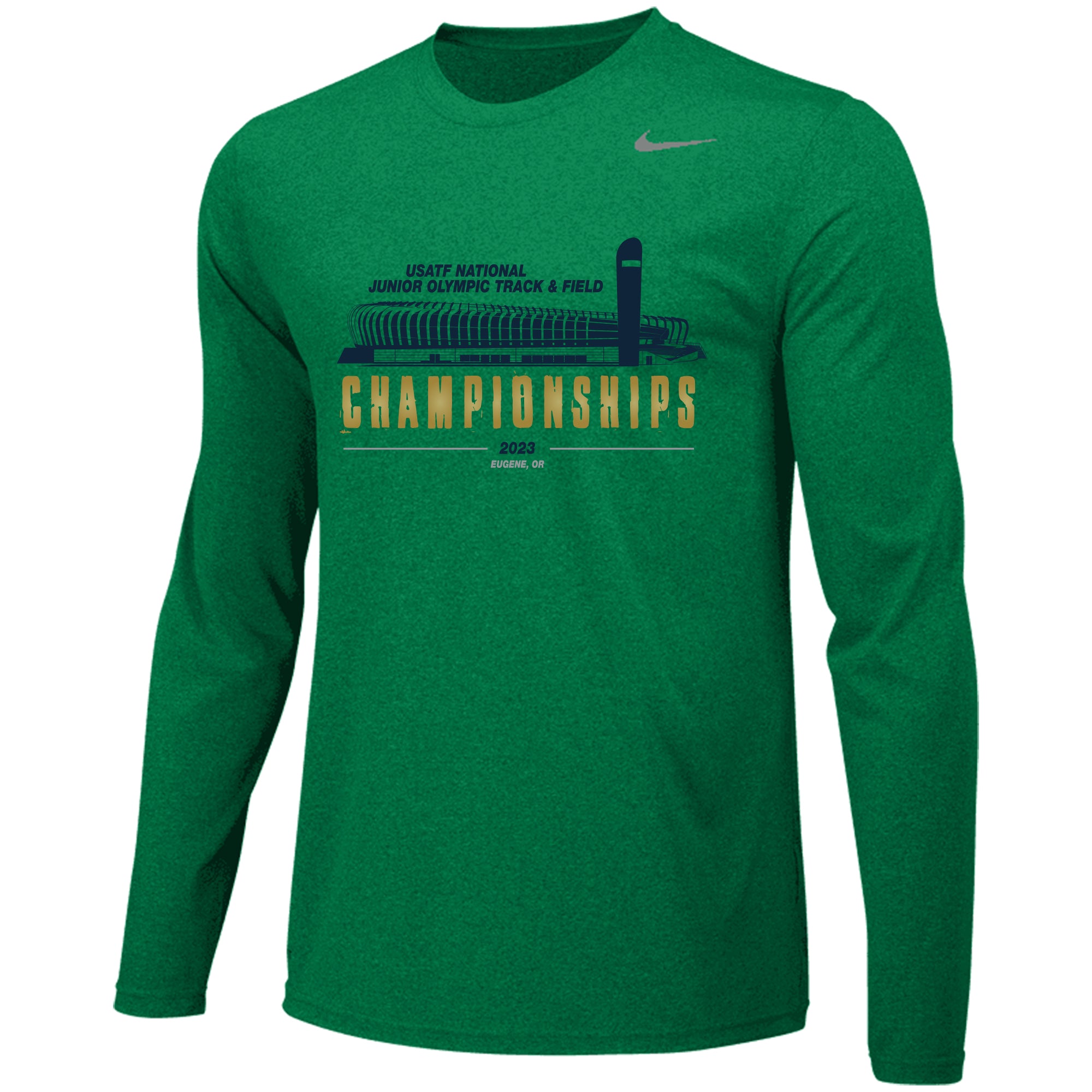 Nike USATF Youth 2023 Junior Olympics Track & Field Custom Long Sleeve Tee