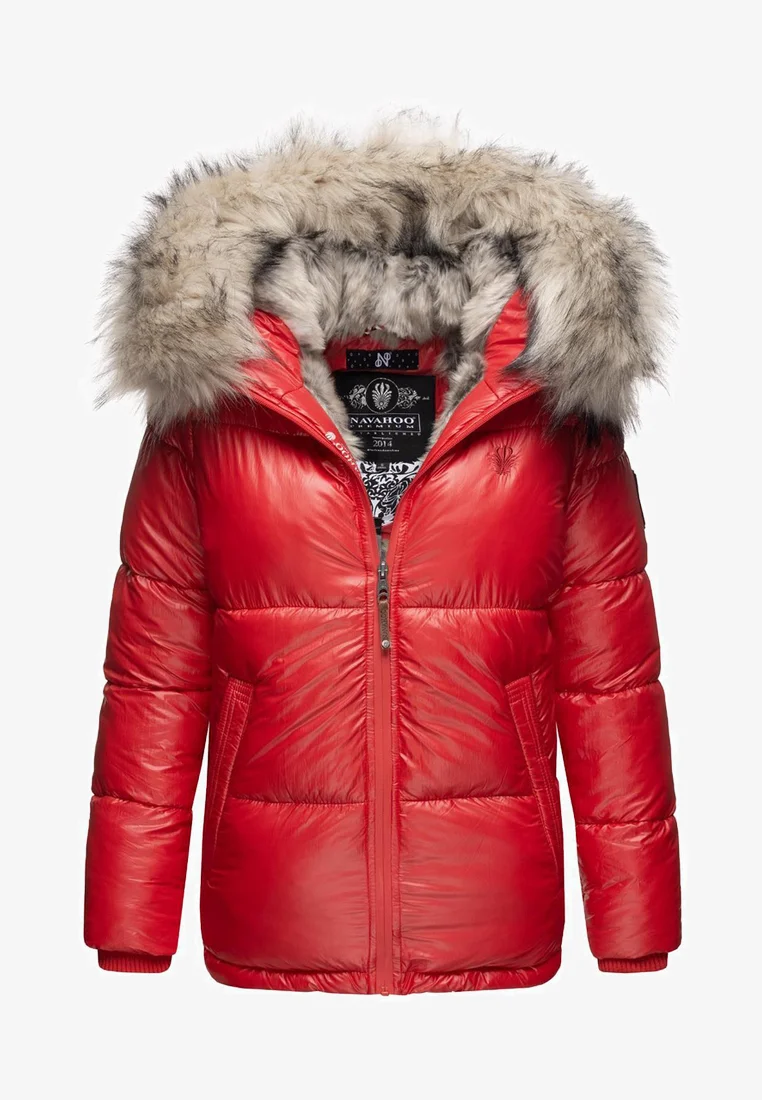 Windproof and waterproof parka red