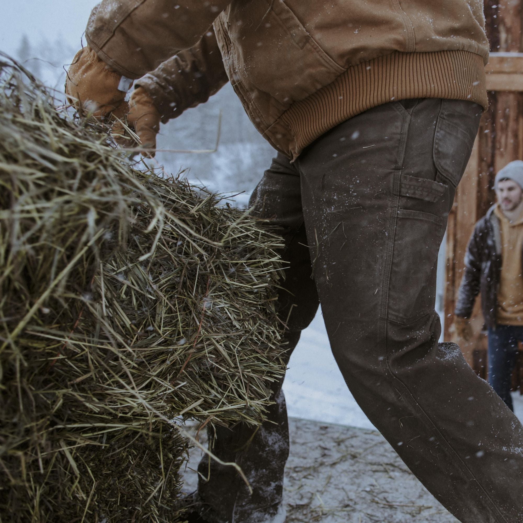 Carhartt Rugged Flex® Relaxed Fit Duck Dungaree_Carhartt Brown