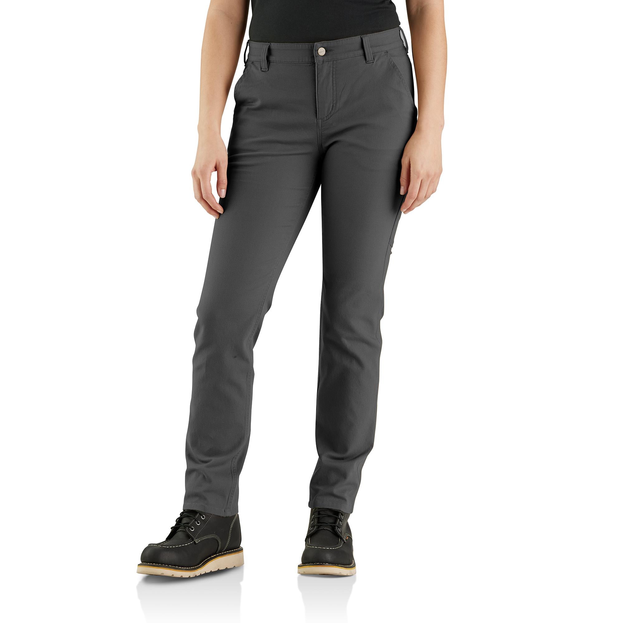 Carhartt Women's Rugged Flex® Relaxed Fit Canvas Work Pant_Shadow