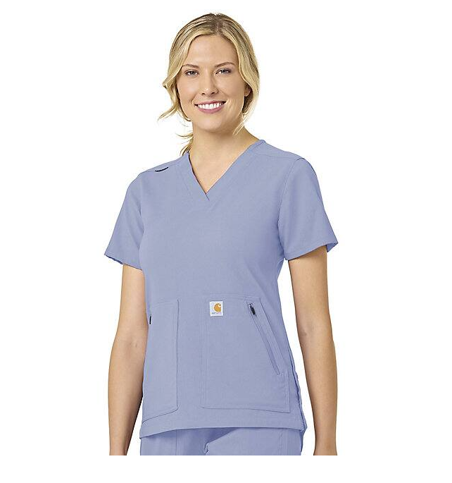 Carhartt Women's Rugged Flex® 4-Pocket V-Neck Scrub Top