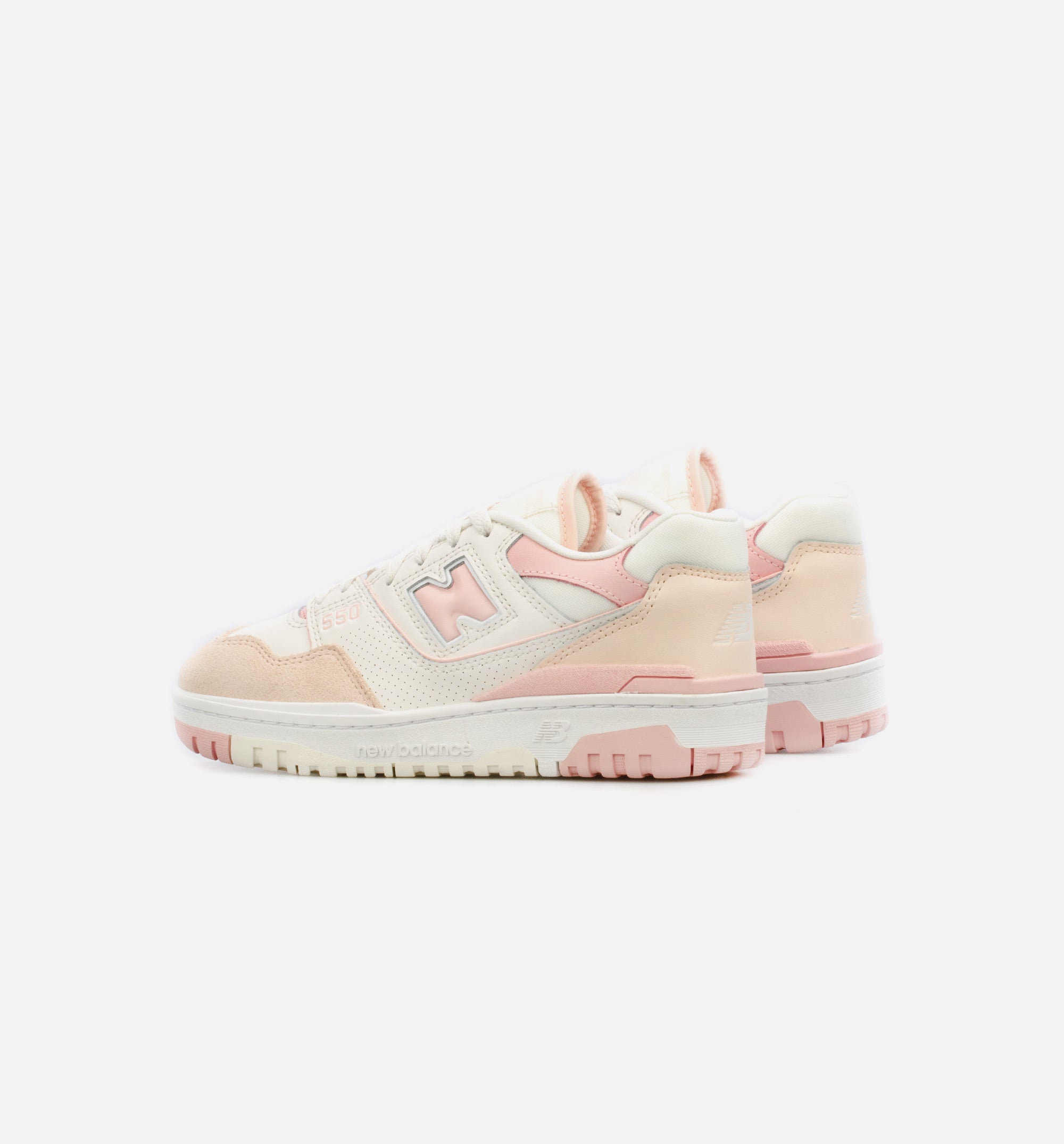 550 White Pink Womens Lifestyle Shoe - White/Pink