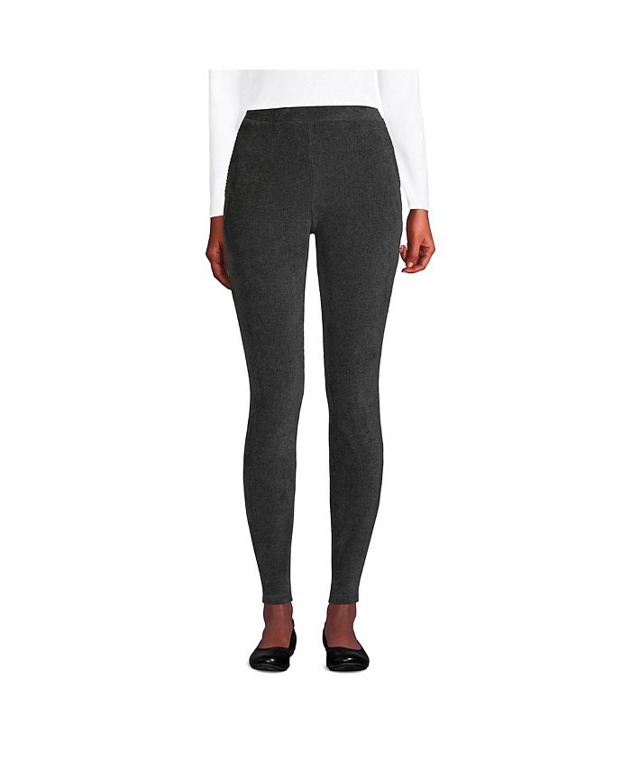 Women's Petite Sport Knit High Rise Corduroy Leggings
