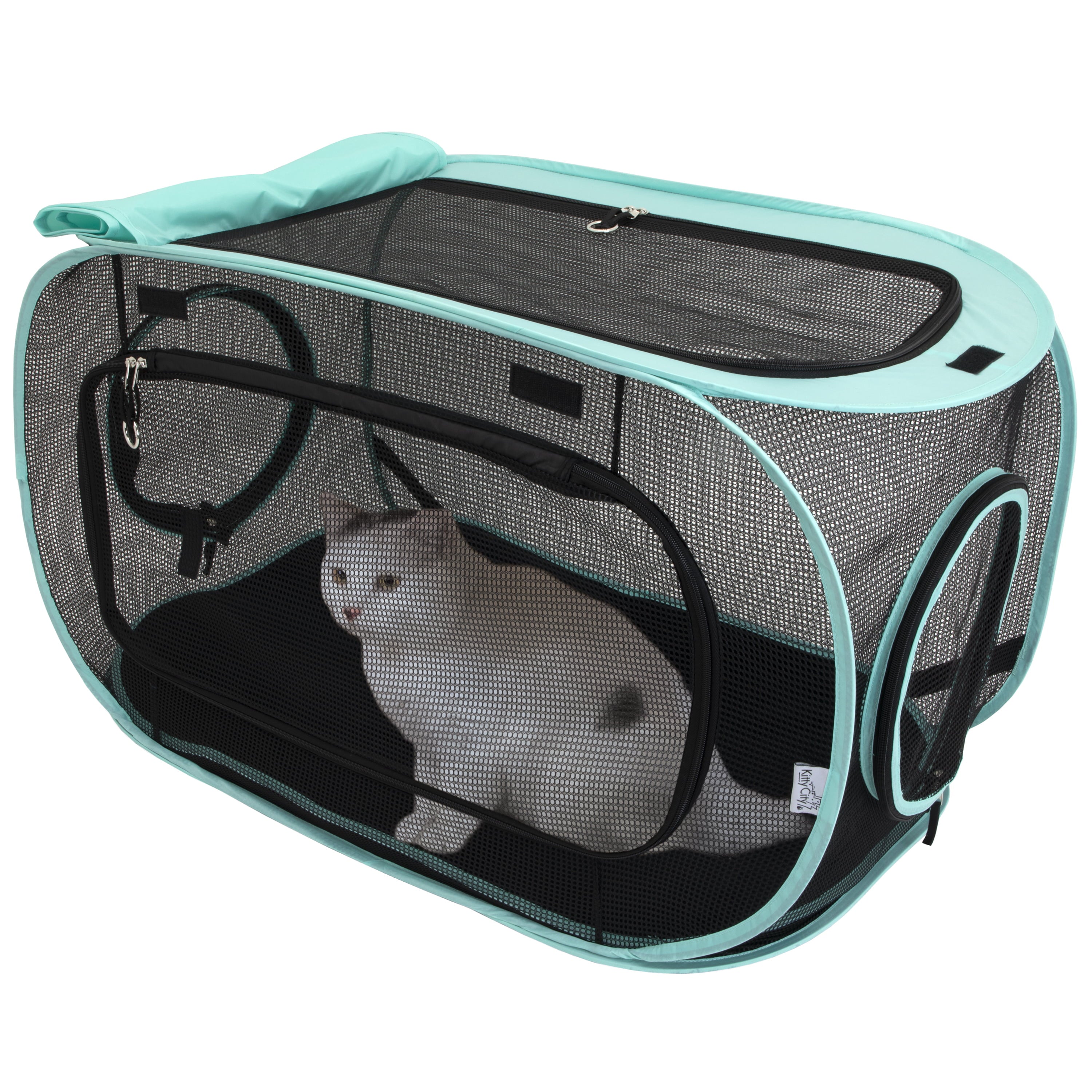 Kitty City Outdoor Play Kennel， Cat， Small Animal
