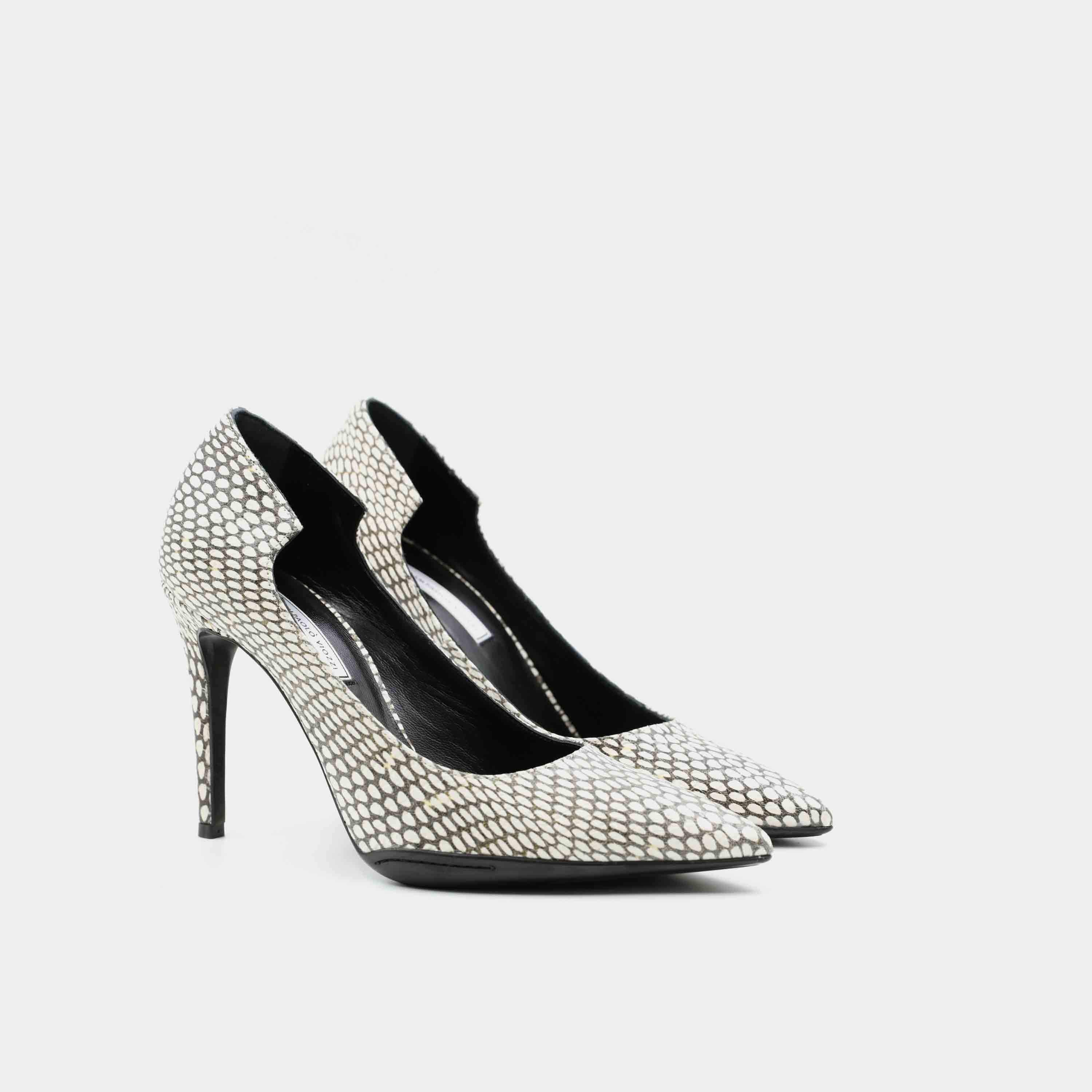 Décolleté Maxine Snake pelle