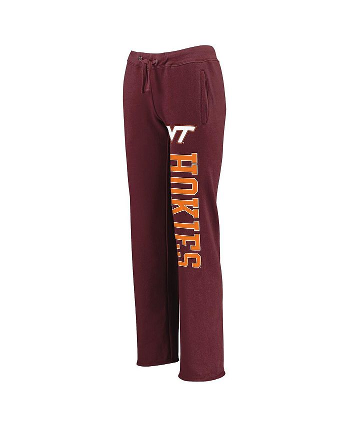 Women's Branded Maroon Virginia Tech Hokies Sideblocker Sweatpants