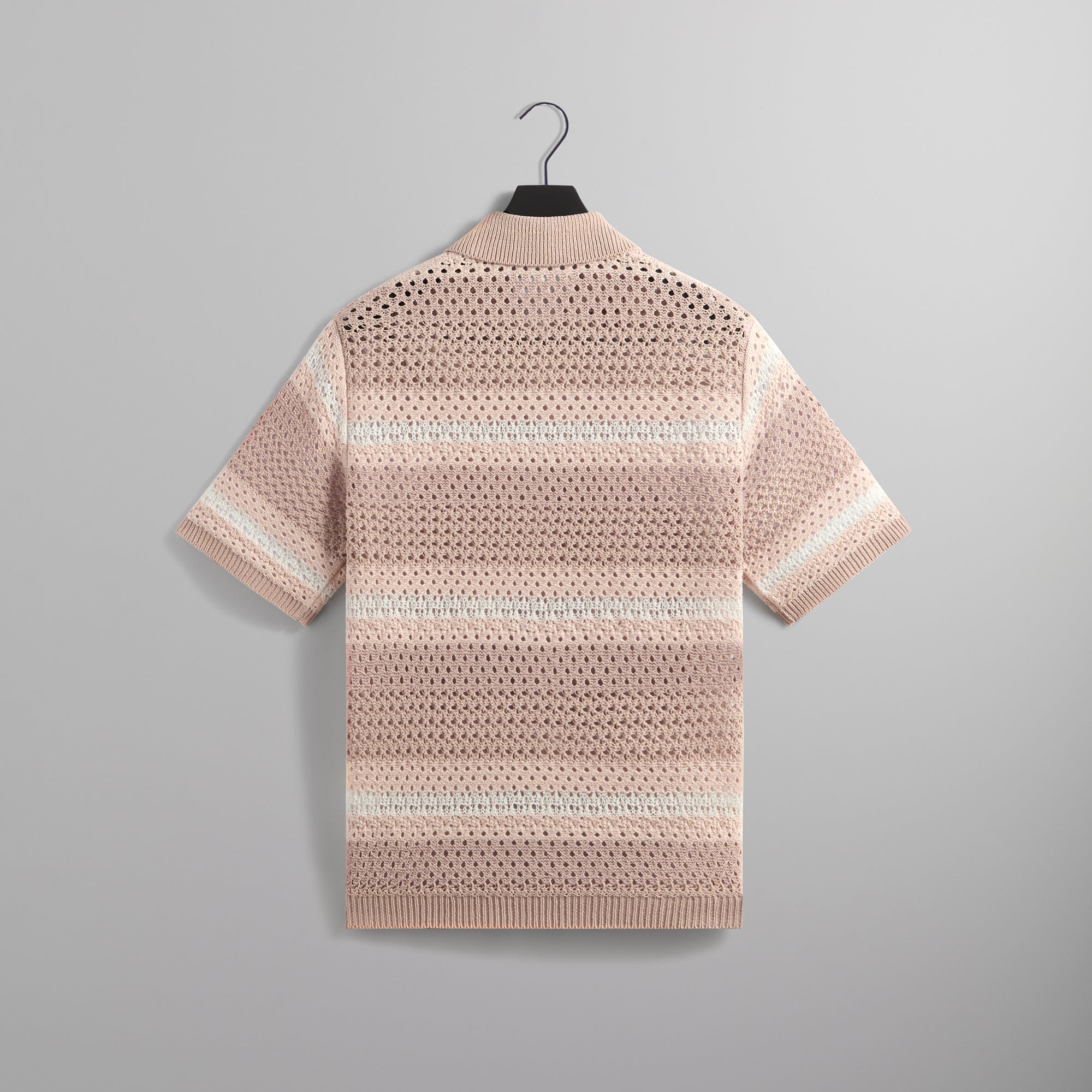 Kith Thompson Crochet Buttondown - Frosty Rose