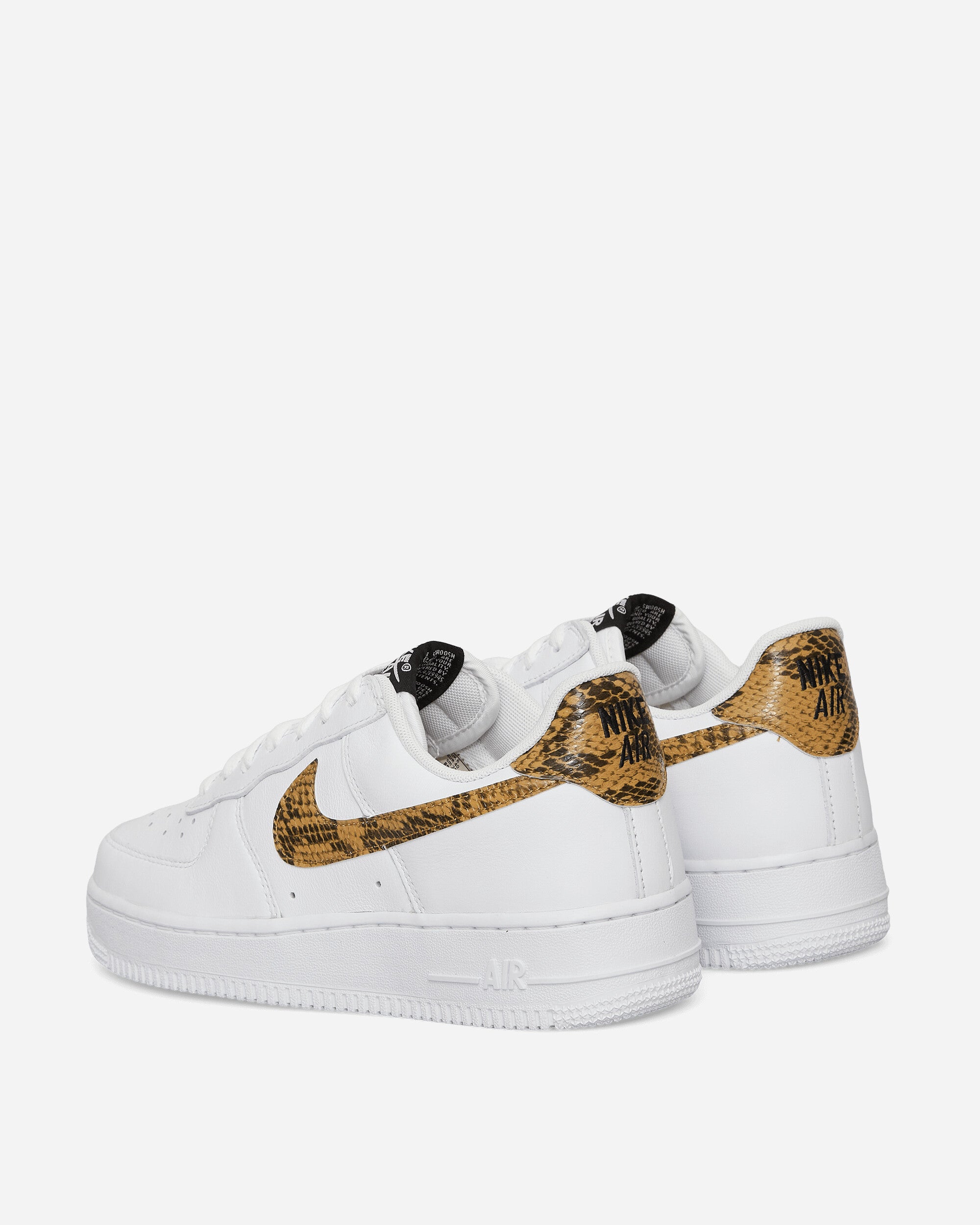 Air Force 1 Low Sneakers Ivory Snake