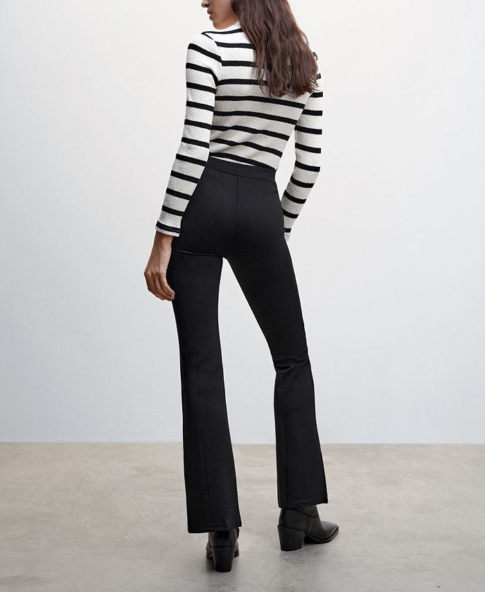 Women's Flared Buttoned Pants