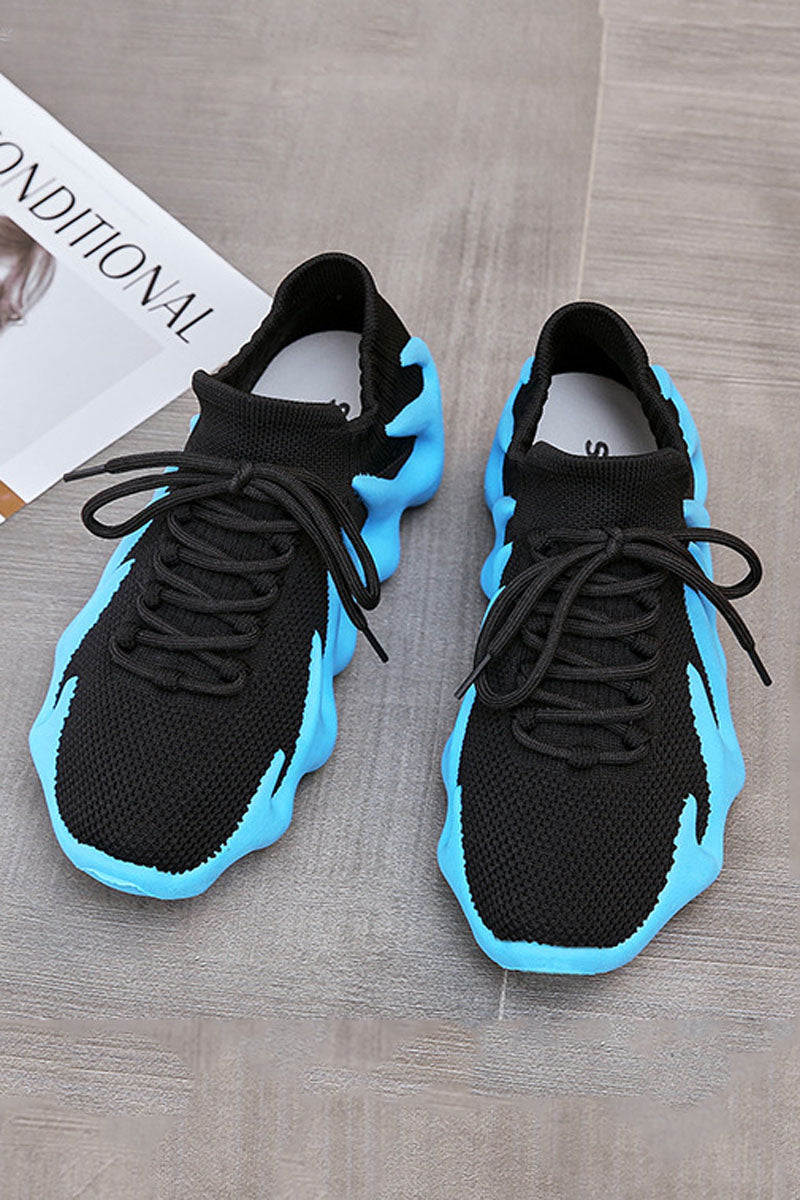 Plus Size Casual Sports Knitting Soft Coconut Shoes
