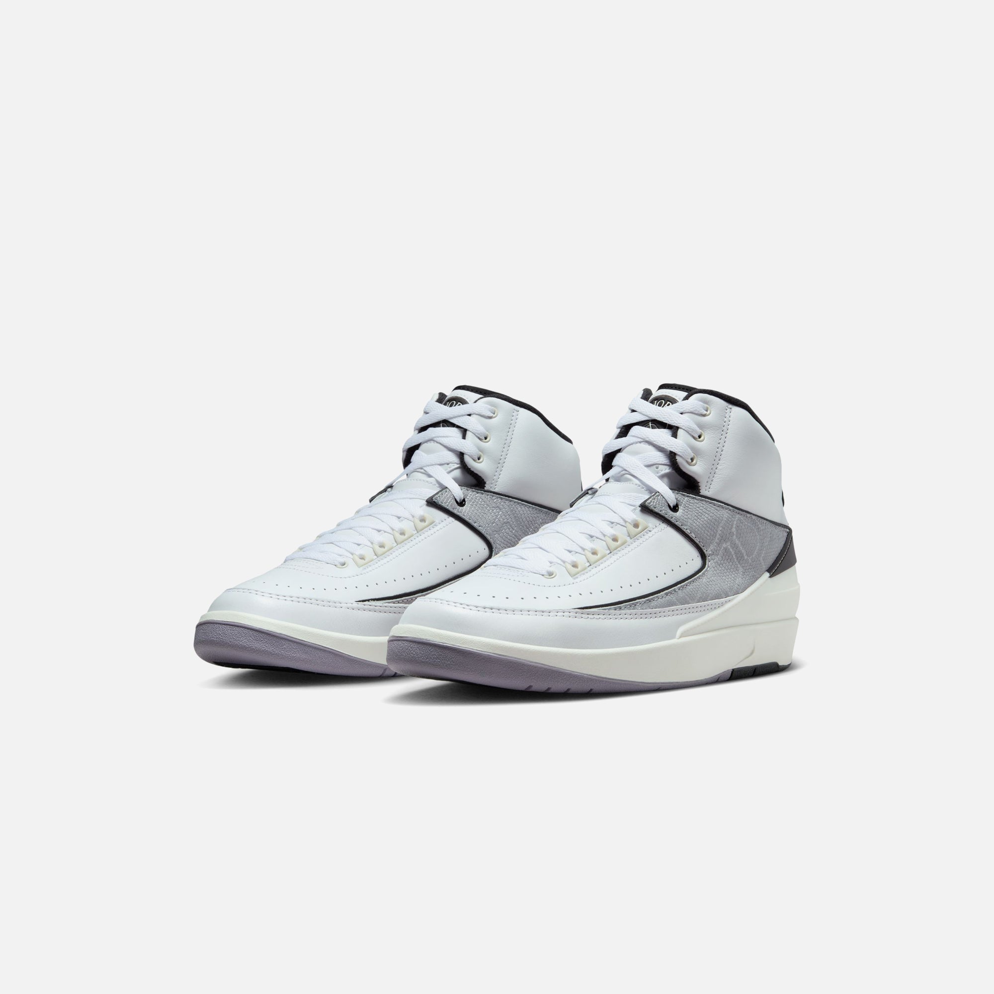 Nike Air Jordan 2 Retro - White / Fire Red / Black / Sail / Cement Grey