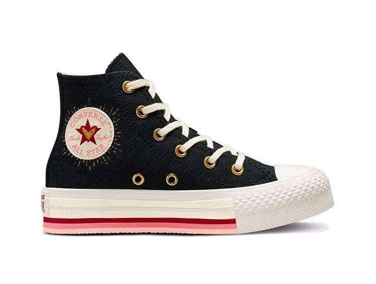 Converse Chuck Taylor All Star Eva Lift Hi Junior Negro