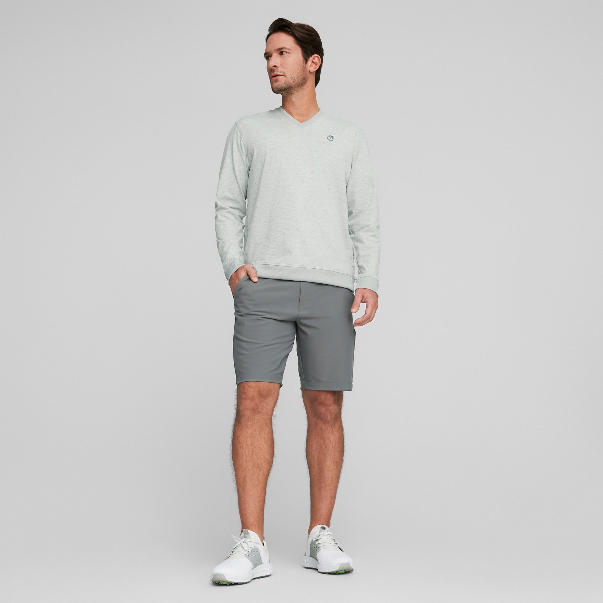 AP CLOUDSPUN V-Neck Golf Sweatshirt