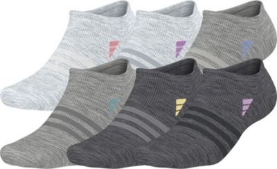 adidas Women's Superlite 3.0 6-Pack No Show Socks