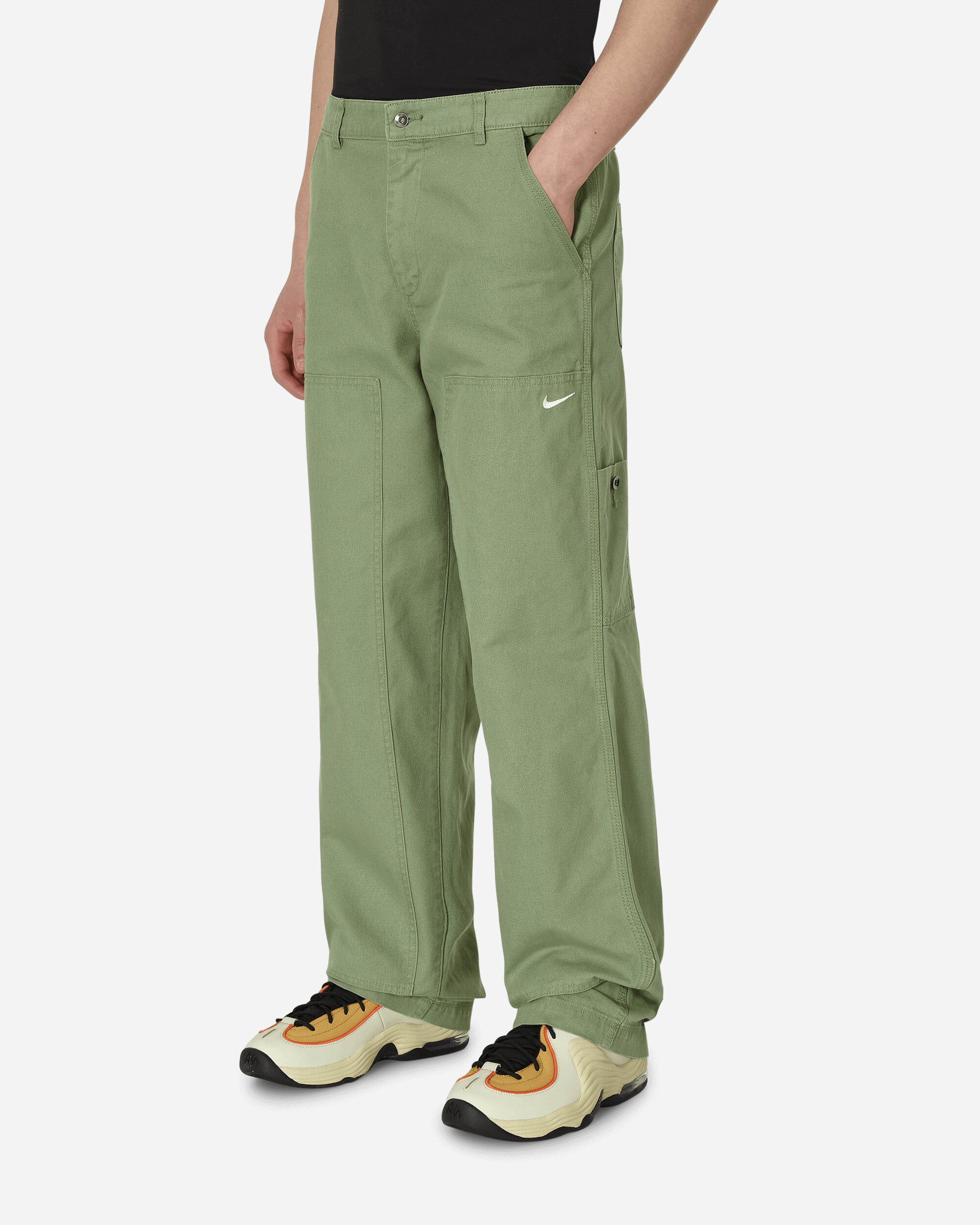 Double-Panel Trousers Green