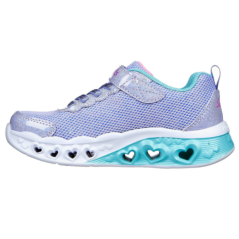 Skechers Girls Flutter Heart Lights Shoes - 302317L-LVMT