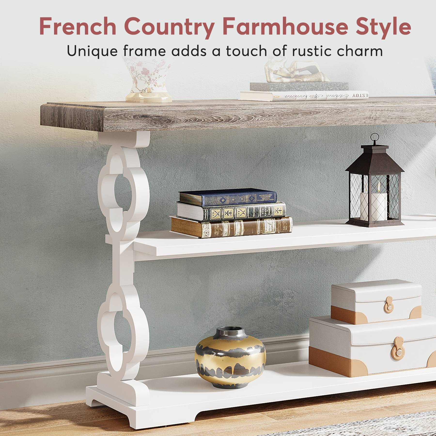 Farmhouse Console Table, 55