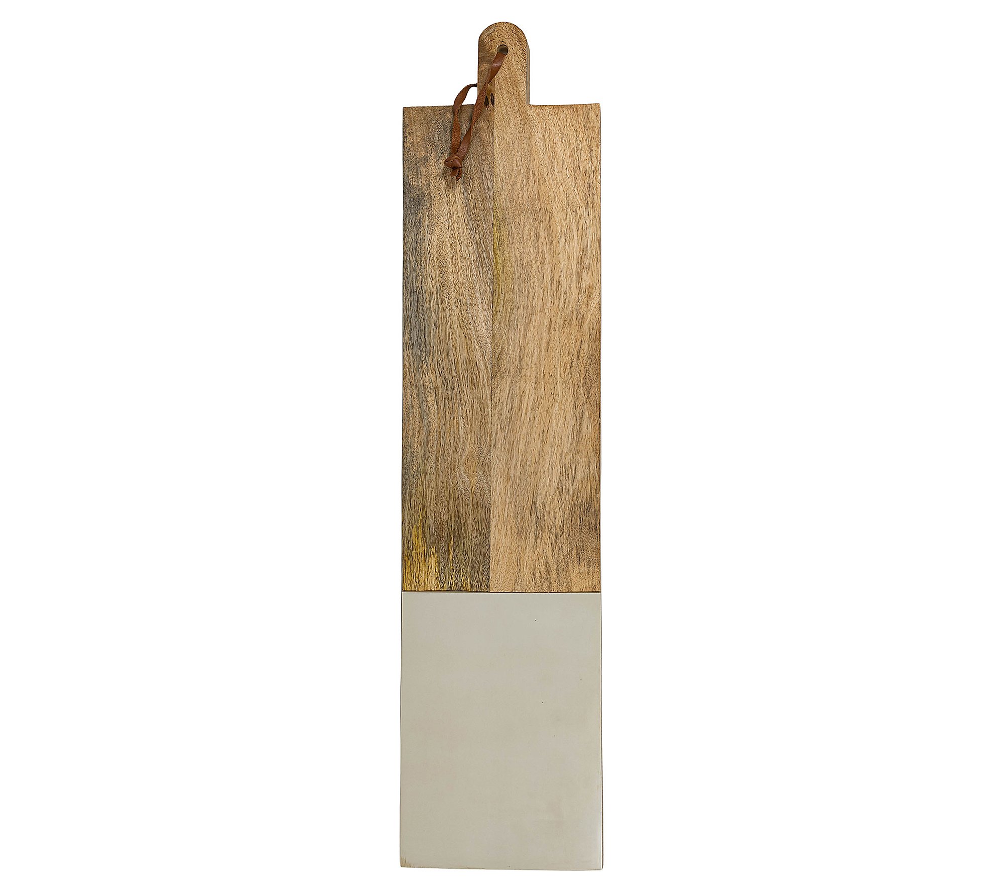 Foreside Home and Garden Resin and Wood Long Cutting Board