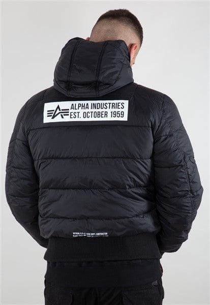 ALPHA HOODED PUFFER FD REV. JACKET