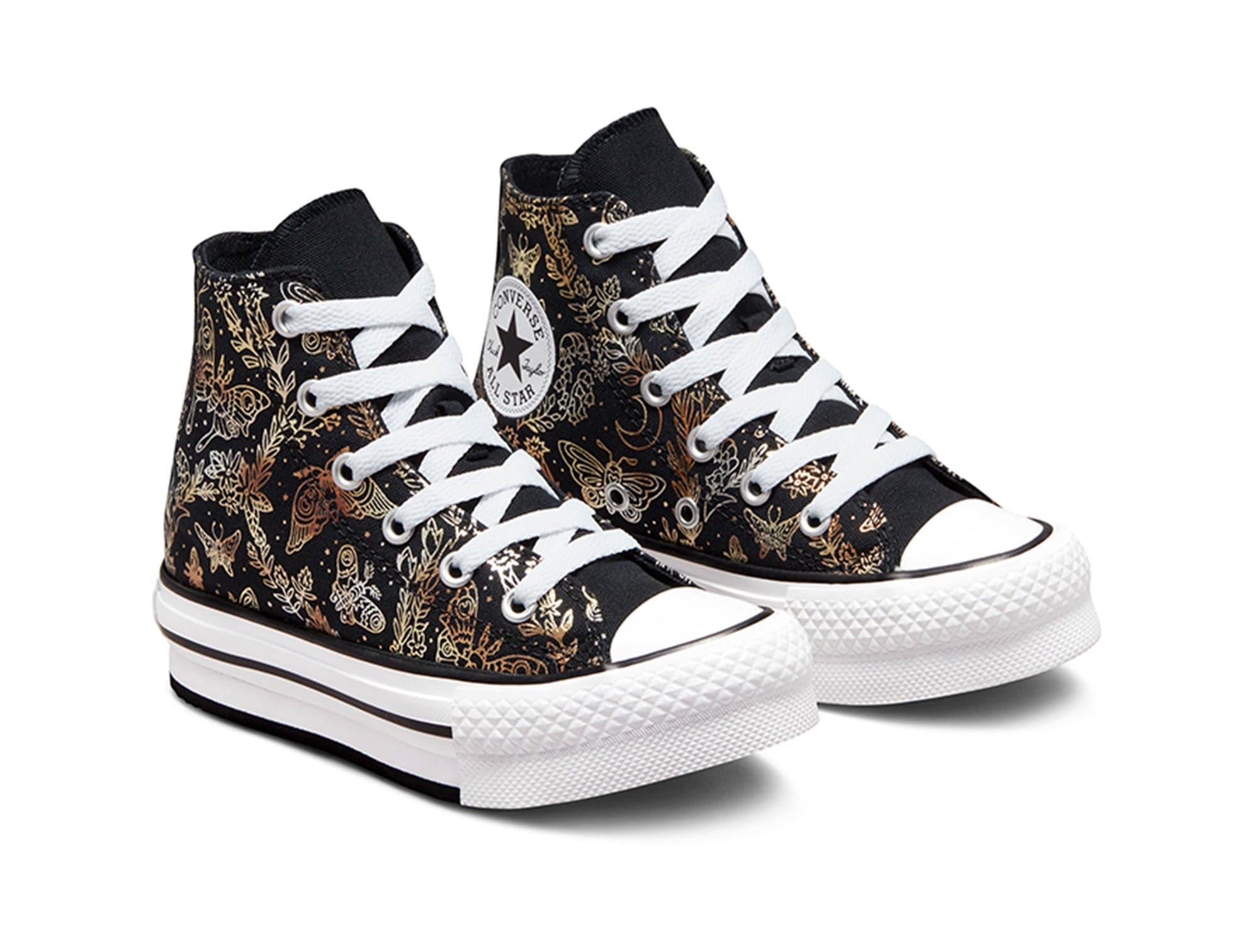 Converse Chuck Taylor Plataforma Hi Junior Negro