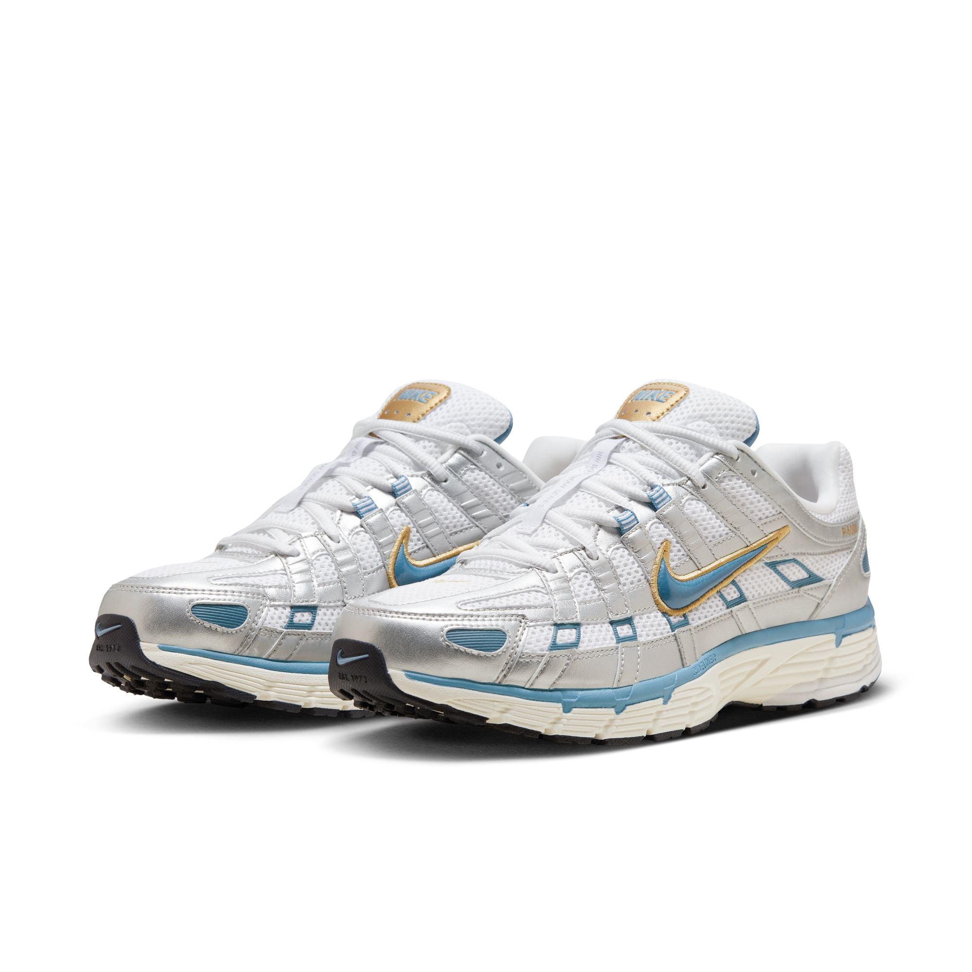 Nike P-6000 White Aegean Storm Metallic Silver HJ7246-100