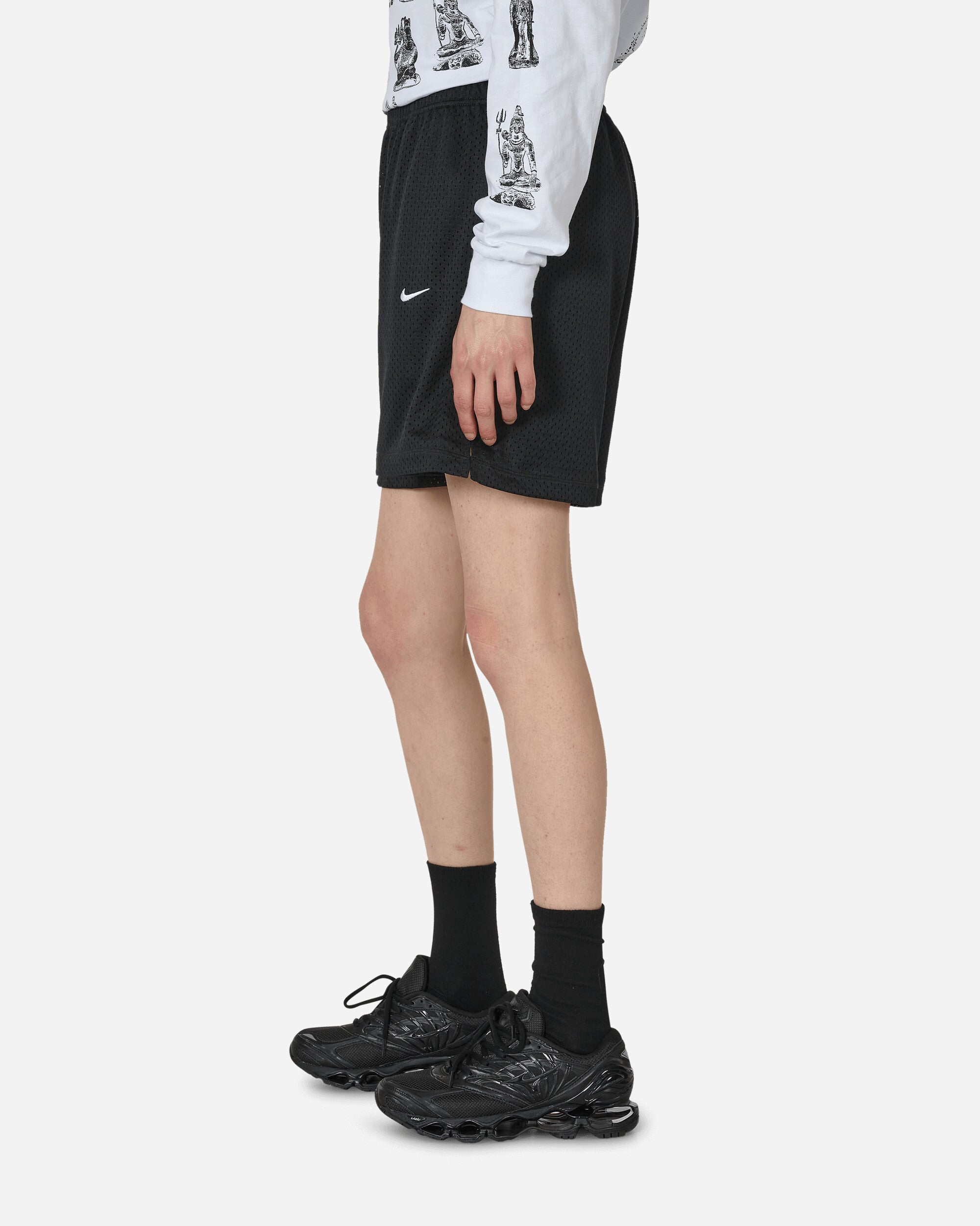 Solo Swoosh Mesh Shorts Black