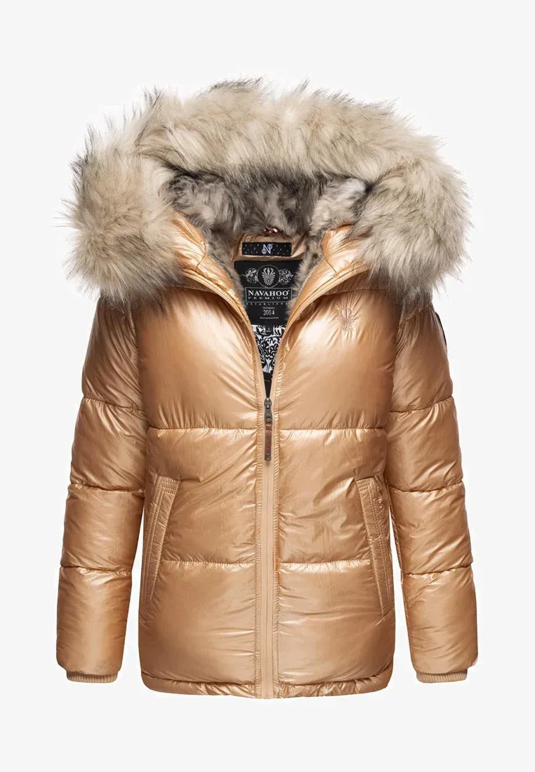 Windproof and waterproof parka champagne