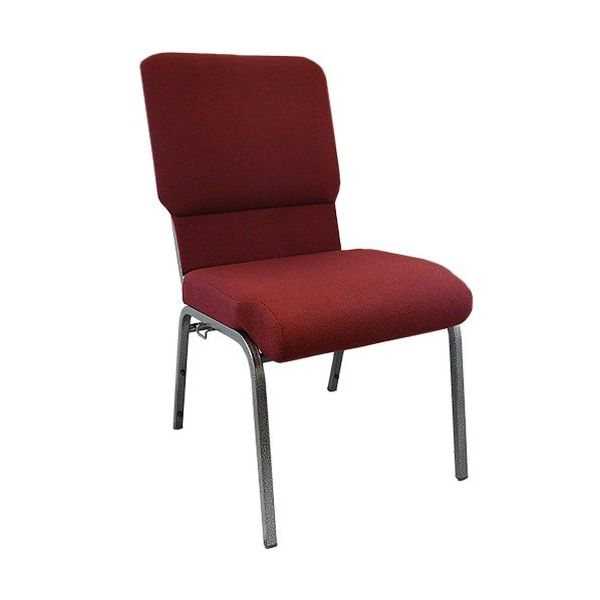 Advantage Maroon Church Chairs 18.5 in. Wide