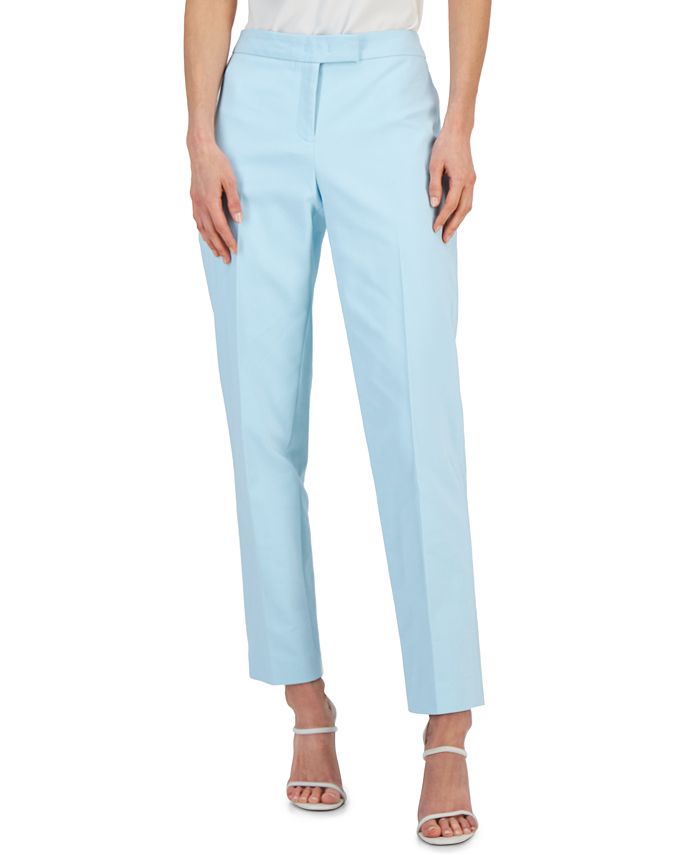Women's Bowie Double-Weave Straight-Leg Pants
